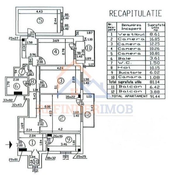 Lujerului, oferta apartament 4 camere, 92 mp, centrala proprie,